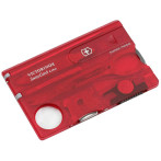 Victorinox Swisscard Lite spikersett (13 funksjoner) Rød