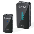 Boya BY-XM6-S1 trådløst minimikrofonsystem (1xsender/1xmottaker)