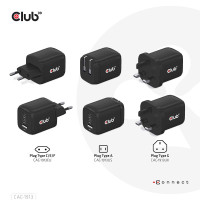 Club3D USB 3.0 Reiselader PD 65W (2xUSB-C/USB-A)