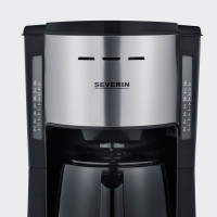 Severin KA 9253 Kaffemaskin m/2 termoskanner - 1000W (8 kopp