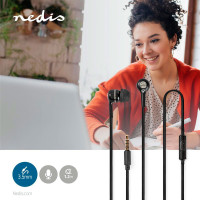 Nedis In-Ear Hodetelefoner 1,2m (3,5mm)