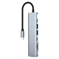 Lippa 87W PD USB-C Hub (7 porter)