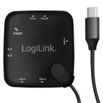 Logilink USB OTG USB-C Hub m/kortleser
