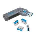 Logilink AU0043 USB-A-blokkering (1xNøkkel + 4x lås)