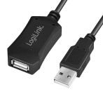 LogiLink USB-forlengelseskabel 5m (USB-A hann/USB-A hunn)