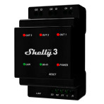 Shelly Pro 3 (3x16A) 3x tørrkontakt