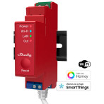 Shelly Pro 1PM relé m/ strømmåling (WiFi/Bluetooth)