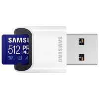 Samsung PRO Plus 2021 microSD 512 GB A2 V30 (UHS-I) m/adapte