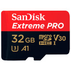 SanDisk Extreme Pro Micro SDHC Kort 32GB V30 A1 m/Adapter (U