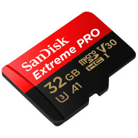 SanDisk Extreme Pro Micro SDHC Kort 32GB V30 A1 m/Adapter (U