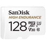 SanDisk High Endurance Micro SDXC Kort 128GB V30 m/Adapter (