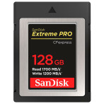 SanDisk Extreme Pro CFexpress Type-B-kort 128 GB (1700 MB/s)