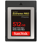 SanDisk Extreme Pro CFexpress Type-B-kort 512GB (1700MB/s)