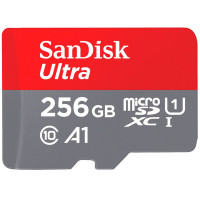 SanDisk Ultra Micro SDXC Kort 256GB A1 m/Adapter (UHS-I) 120