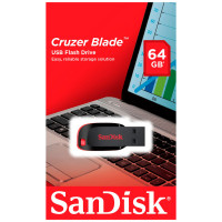 SanDisk Cruzer USB 2.0 Minnepenn (64GB)