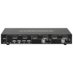 Techly 101928 KVM Switch Displayport m/USB (DP/3,5 mm/USB)