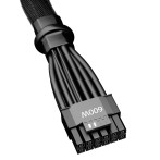 Be Quiet BC072 PCIe Adapterkabel (12+4pin) 60cm
