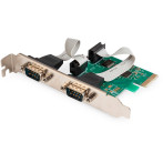 Digitus DS-30000-1 seriell PCIe grensesnittkort (2xD-SUB)