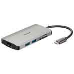D-Link HUB-M810 USB-C Hub (USB 3.0/USB-C/HDMI/SD/MicroSD/RJ4