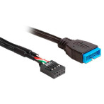 DeLock USB 2.0 til USB 3.0-hodekabel (9/19-pinners)