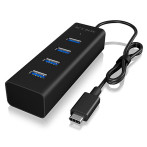 RaidSonic USB-C Hub - 4 porter