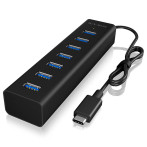 RaidSonic USB-C Hub - 7 porter