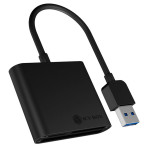 RaidSonic USB 3.0 Hub m/kortleser (CF/SD/MicroSD)