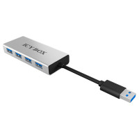 RaidSonic USB 3.0 Hub - 4 porter (4xUSB 3.0)