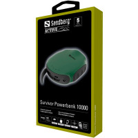 Sandberg Survivor Powerbank 10.000 mAh (USB-A/USB-C)