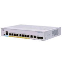 Cisco CBS250-8PP-E-2G Nettverk Switch PoE 45W (8 Porte + 2x