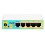 MikroTik HEX PoE Lite RB750UP-R2 ruter (RouterOS L4) 5 porter