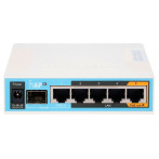 MikroTik hAP AC RB962UIGS-5HACT2HNT WiFi-ruter (RouterOS L4) 6 porter