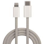 Maxlife MXUC-06 USB-C Kabel 20W - 1m (USB-C/Lightning) Grå