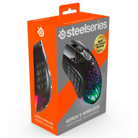 SteelSeries Aerox 9 Trådløs Gaming Mus m/RGB (18000DPI)