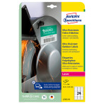 Avery Extra Strong Labels (63,5 x 33,9 mm) 240 stk