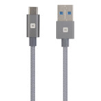 Skross USB-C-kabel 1,2m (USB/USB-C) Space Grey