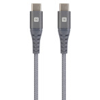 Skross USB-C-kabel 2m (USB-C/USB-C) Space Grey