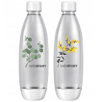 SodaStream Sikringsflasker m/Blomster (1L) 2pk