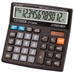 Citizen CT-555N Kalkulator med solcellebatteri (12 sifre)