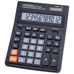 Citizen SDC-444S Kalkulator med solcellebatteri (12 sifre)