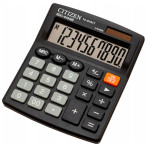 Citizen SDC-810NR Kalkulator med solcellebatteri (10 sifre)