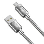 XO NB216 MicroUSB-kabel 1m (microUSB/USB-A) Sølv
