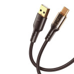 XO NB229 klar USB-C-kabel 1m (USB-C/USB-A) Svart