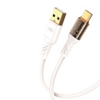 XO NB229 klar USB-C-kabel 1m (USB-C/USB-A) Hvit