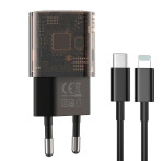 XO CE05 Klar USB-C lader m/Lightning Kabel 30W