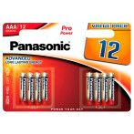 Panasonic Pro Power AAA-batterier - 12pk