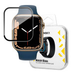 Wozinsky Watch Glass Hybrid Skjermbeskytter for Apple Watch 7/8 (41mm) Svart