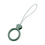 Hurtel silikonfingerholder med streng (grønn)