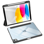 Dux Ducis Toby Cover iPad 10 2022 10,9tm (PU-skinn) Svart