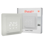 Heatit Z-Trm3 termostat t/gulvvarme - 16A/3600W (Z-Wave) Hvit